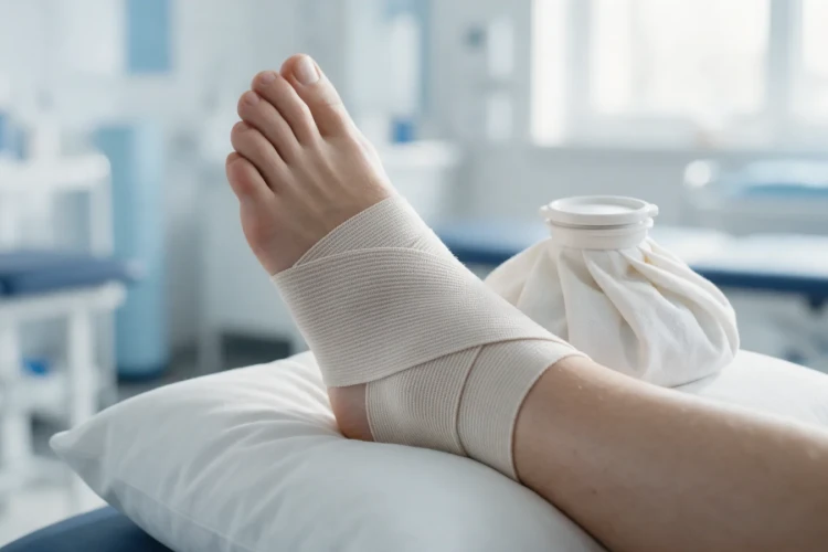Ayak bileği burkulması: röntgen ve doktor kontrolü ne zaman gerekir?