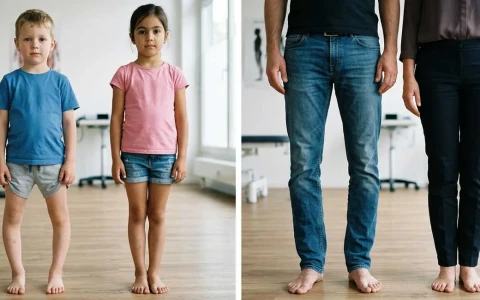 X and O Leg Correction: Differences in Children and Adults
